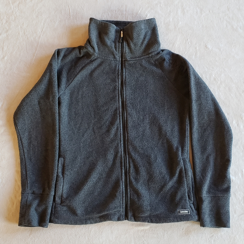 Calvin Klein Womens Performance Fleece Zip Jacket